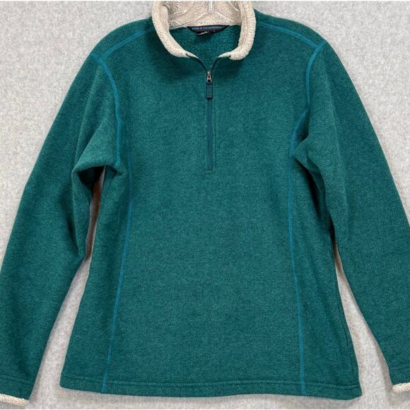 Kuhl Alaska Sweater Size L 1/4 Zip Knit Pullover Sherpa Outdoor Trail Gorpcore - Picture 2 of 16